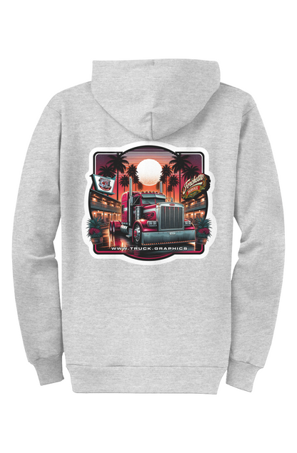 Notel Motel Core Fleece Full Zip Hooded Sweatshirt