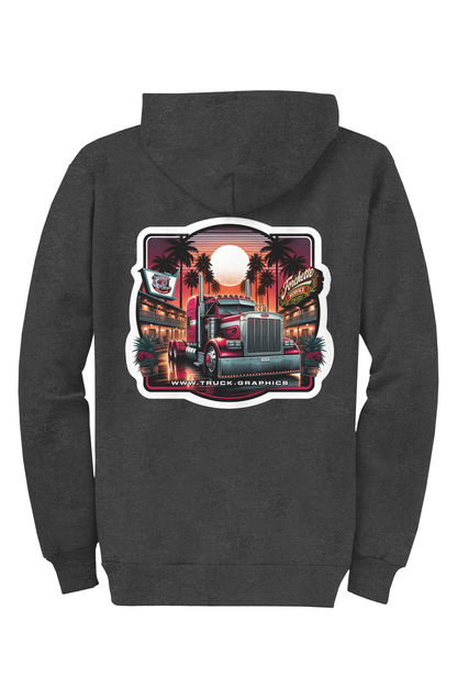 Notel Motel Core Fleece Full Zip Hooded Sweatshirt